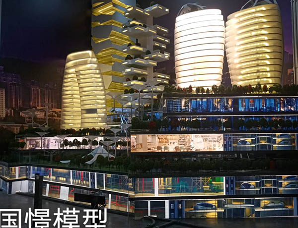 阿拉尔市建筑模型