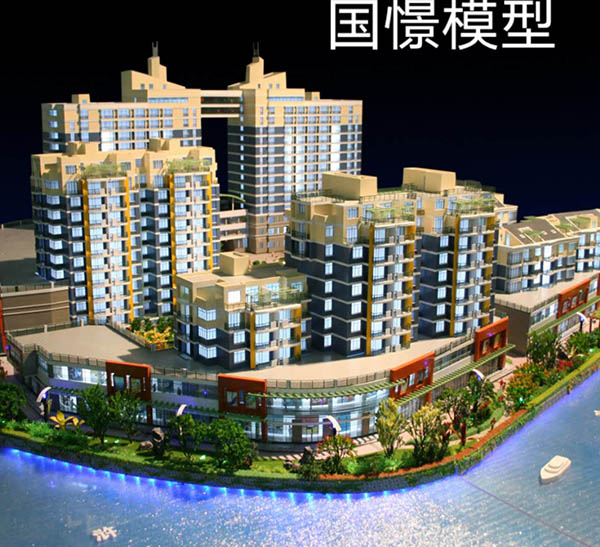 阿拉尔市建筑模型