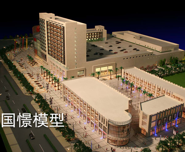 阿拉尔市建筑模型