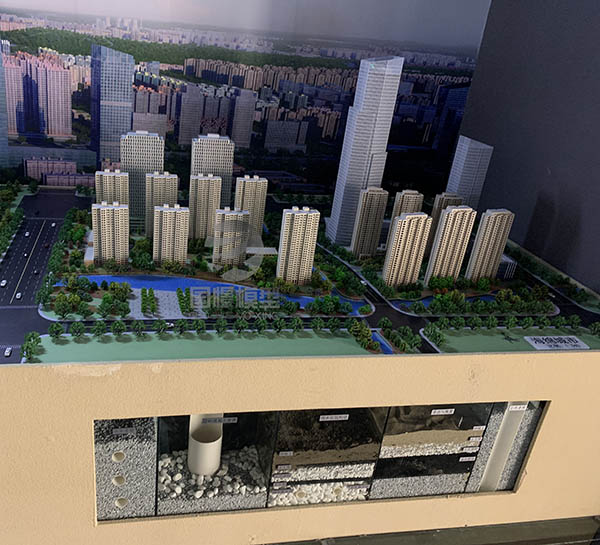阿拉尔市建筑模型